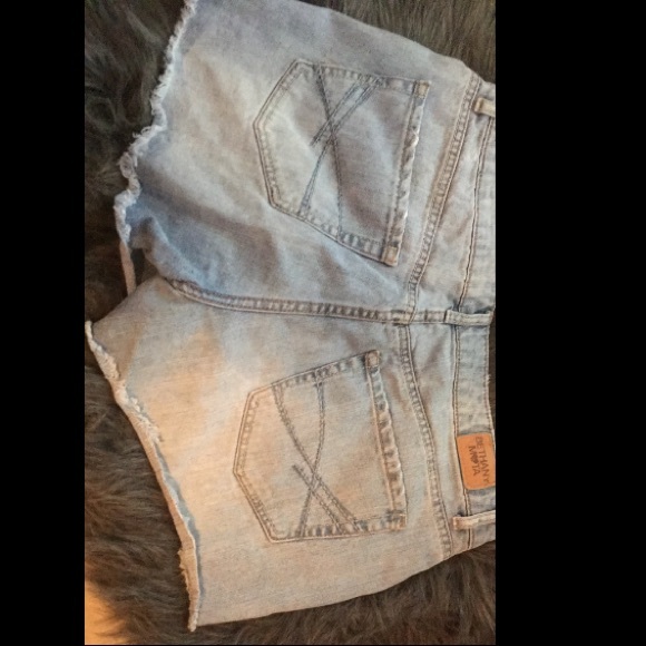 Bethany Mota distressed jean shorts - Picture 2 of 3